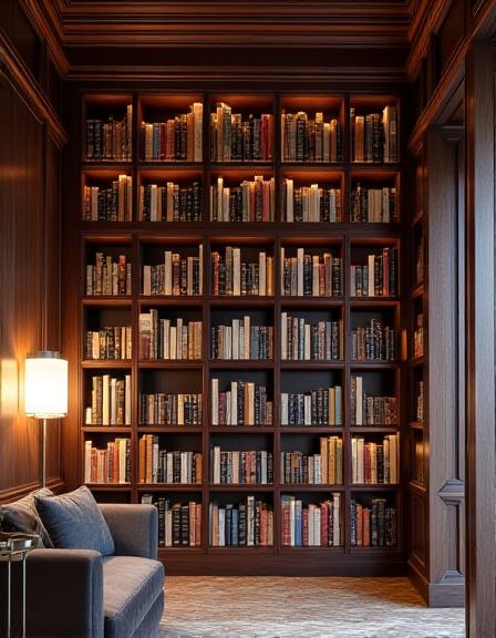 Libreria su misura a tutta parete